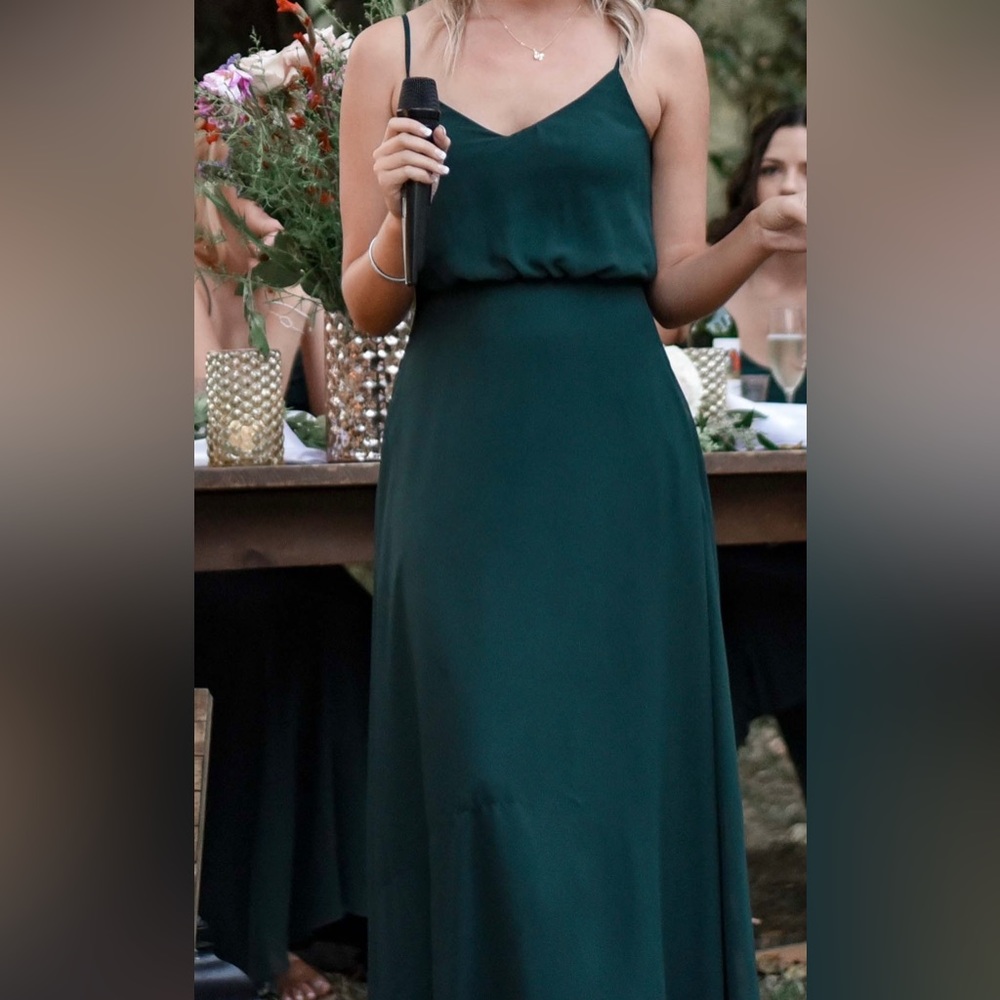Emerald Birdy Grey bridesmaid dress size small only worn once